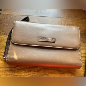 Vera Bradley leather wristlet